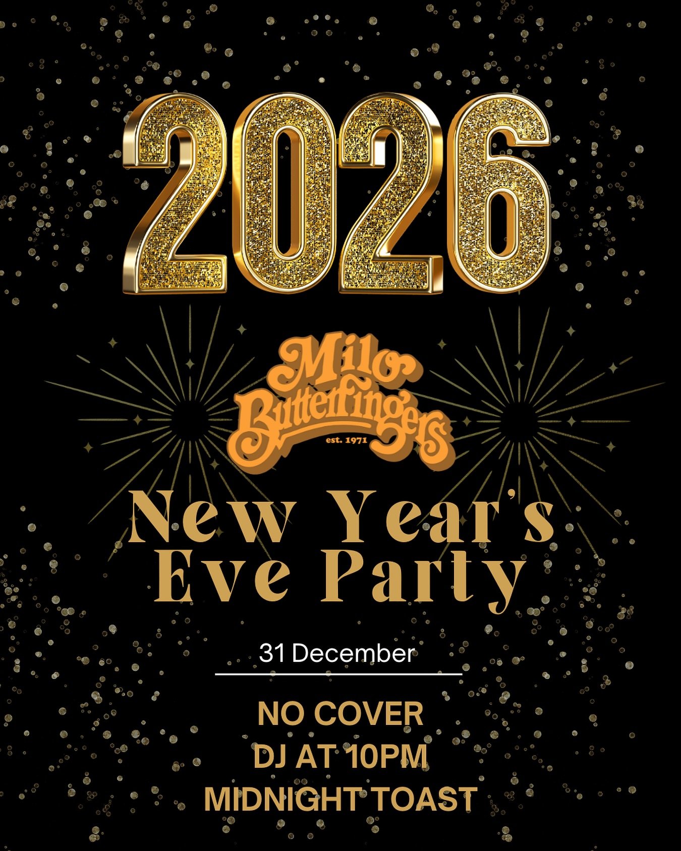Milo&rsquo;s annual New Years Eve Party- No tickets, no cover, just good times 🍾🎉
.
.
.
#dallasnewyears #newyearseveparty #thingstodoindallas