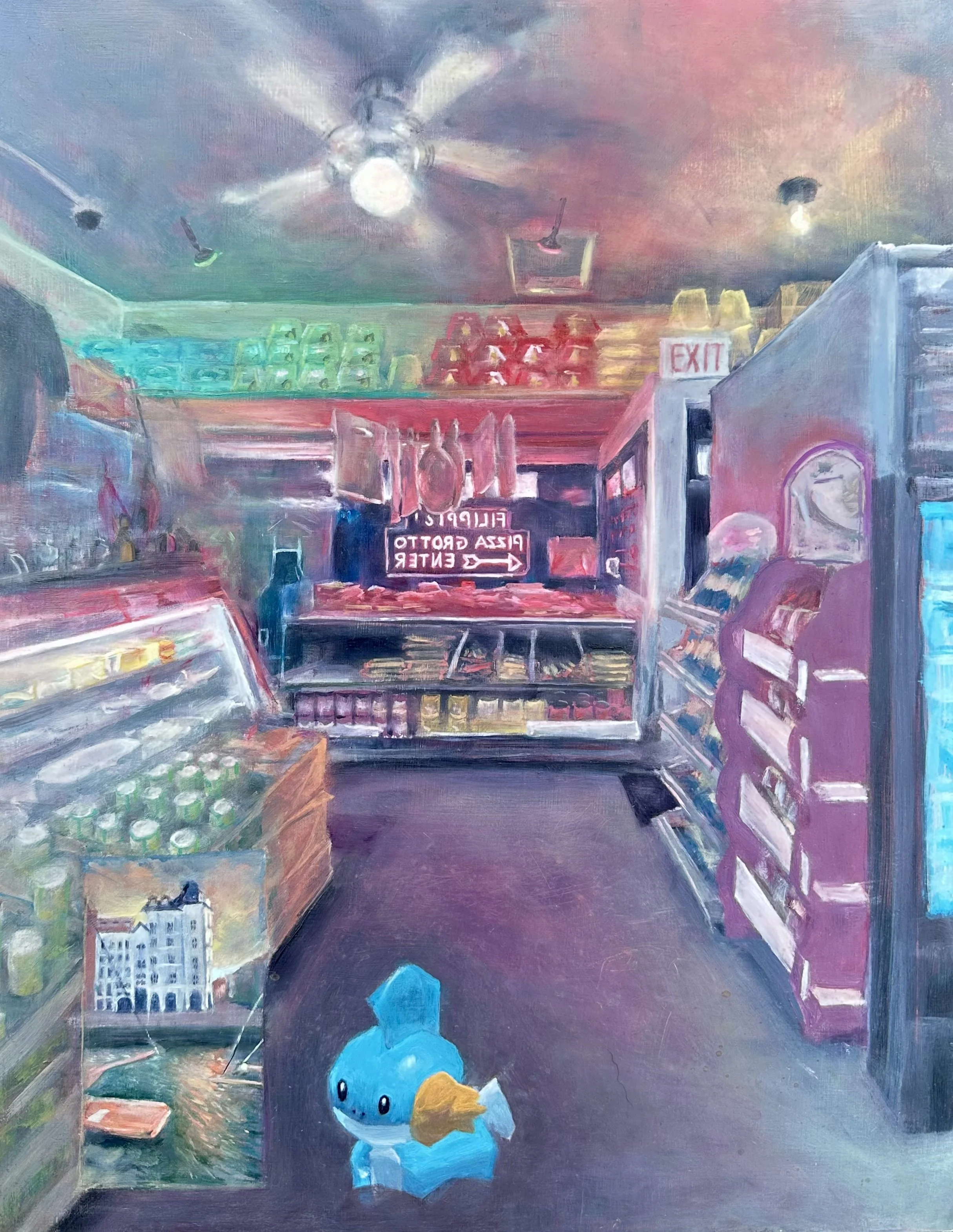 "Fillipi's Pizza Grotto"  - 11” x 14” - Oil on Wood Panel - 2025


