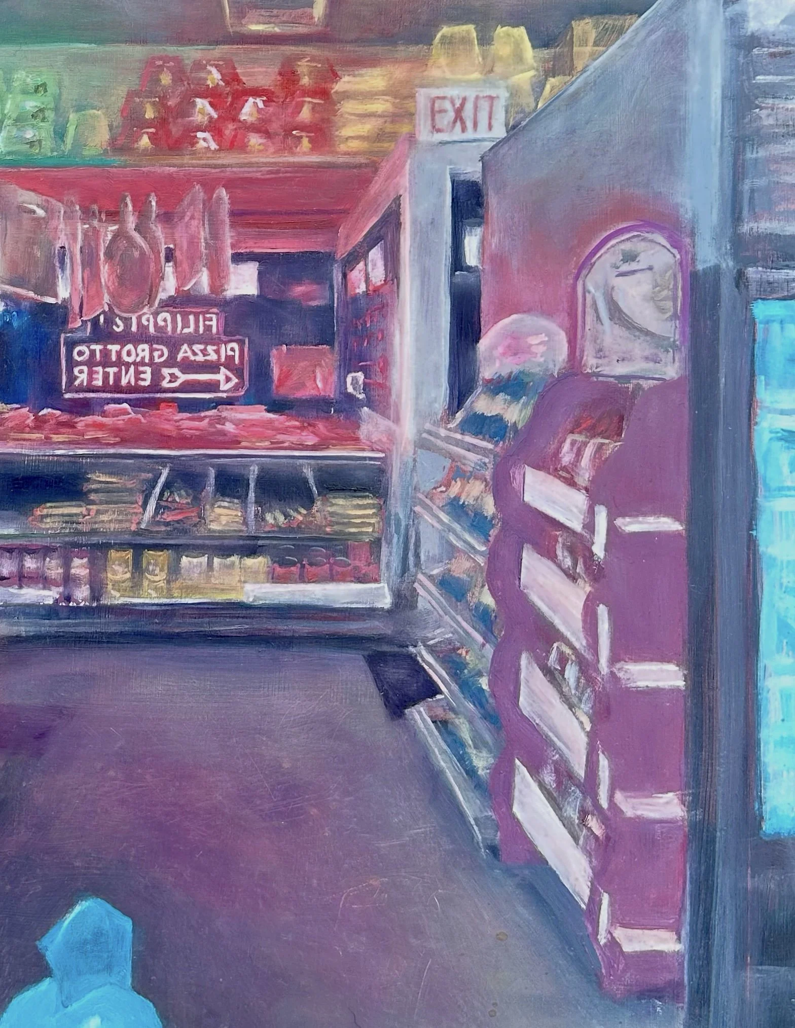 "Fillipi's Pizza Grotto" - 11” x 14” - oil on wood panel - 2025