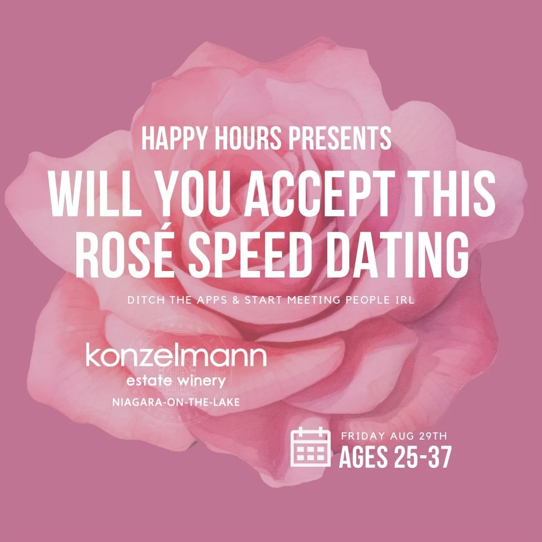 will you accept this rosé Speed Dating Ages 25-36(NOTL)