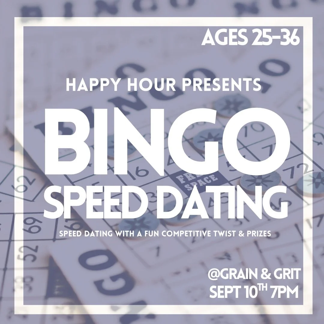 Bingo Speed Dating ages 25-36@grain & Grit(Hamilton)