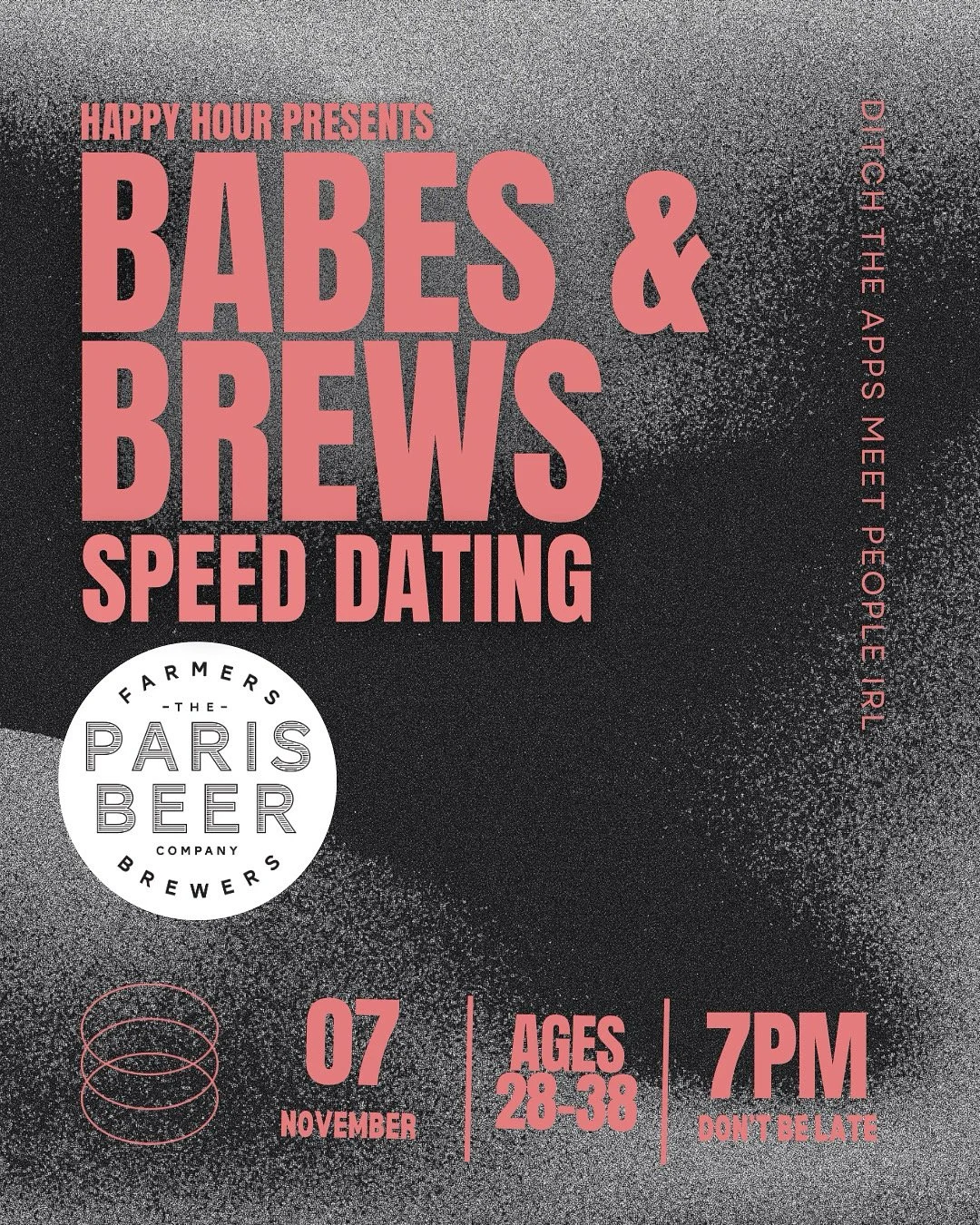 Babes & brews speed dating ages 28-38 @paris Beer Co.