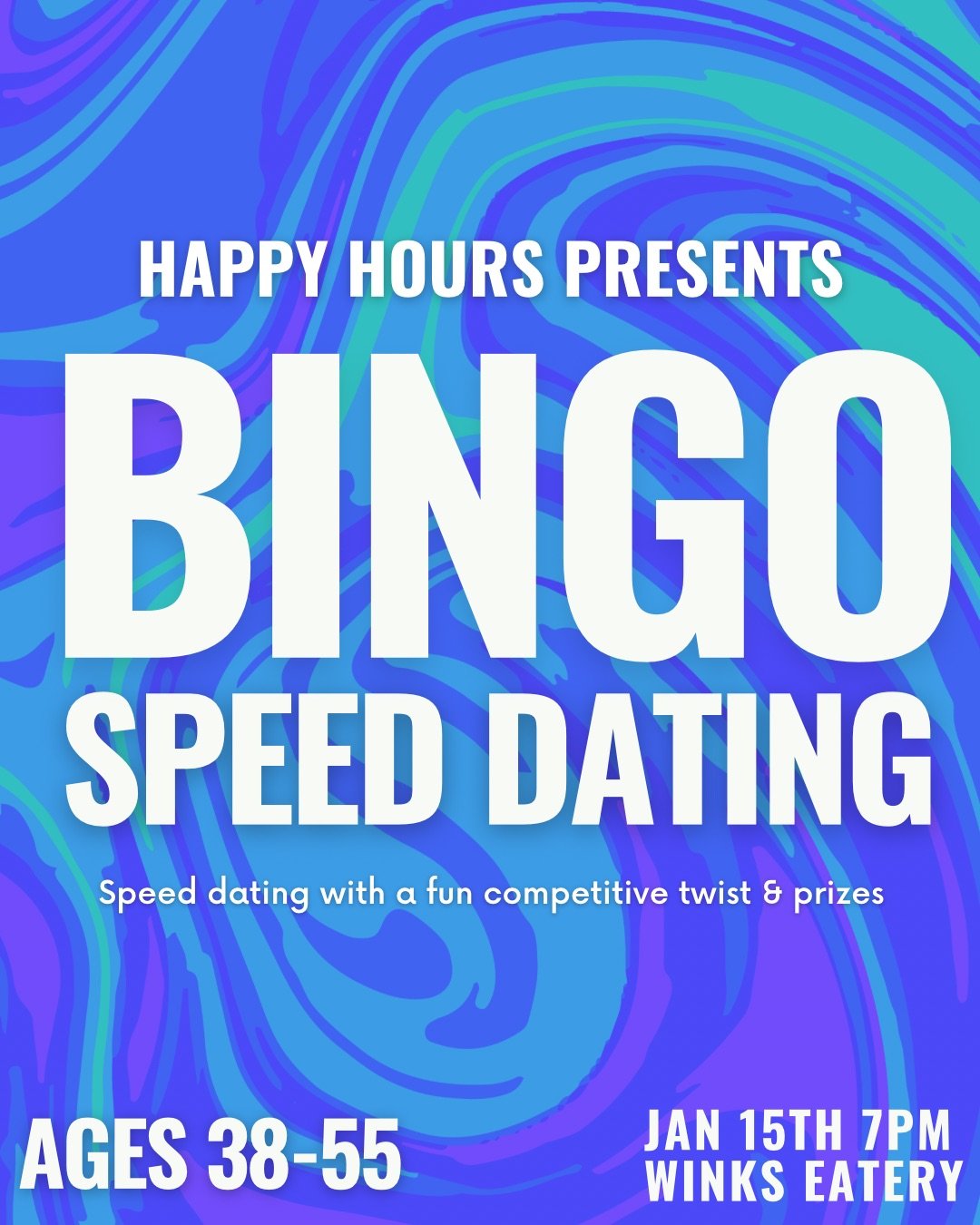 Bingo Speed Dating Ages 38--55@winks Eatery(London)
