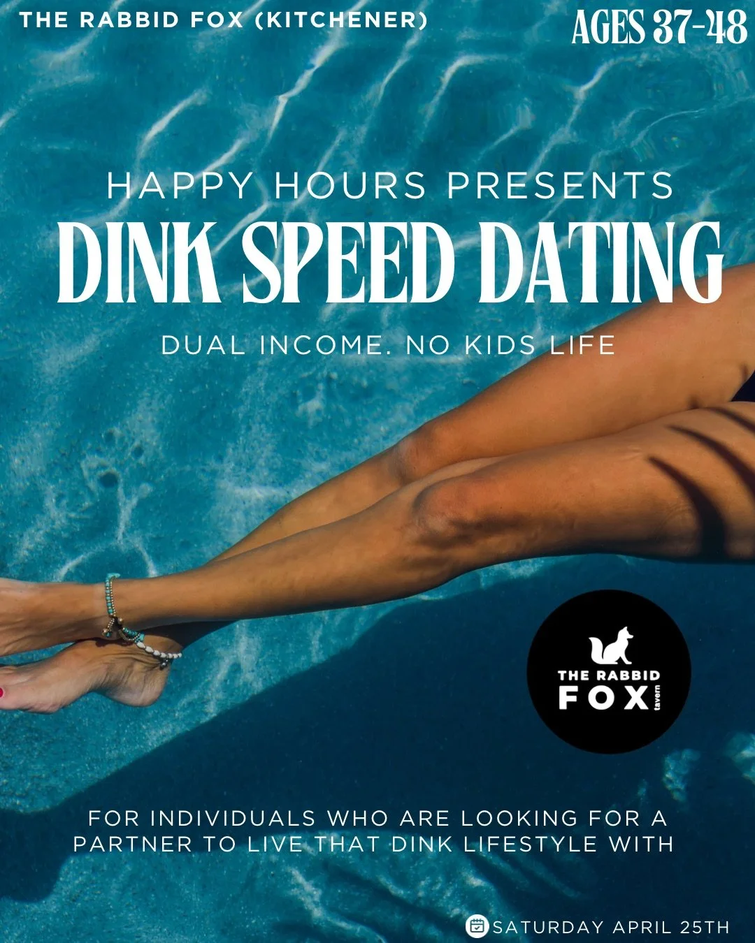 Dual Income No Kids Speed Dating Ages 37-48 @Rabbid Fox (Kitchener)