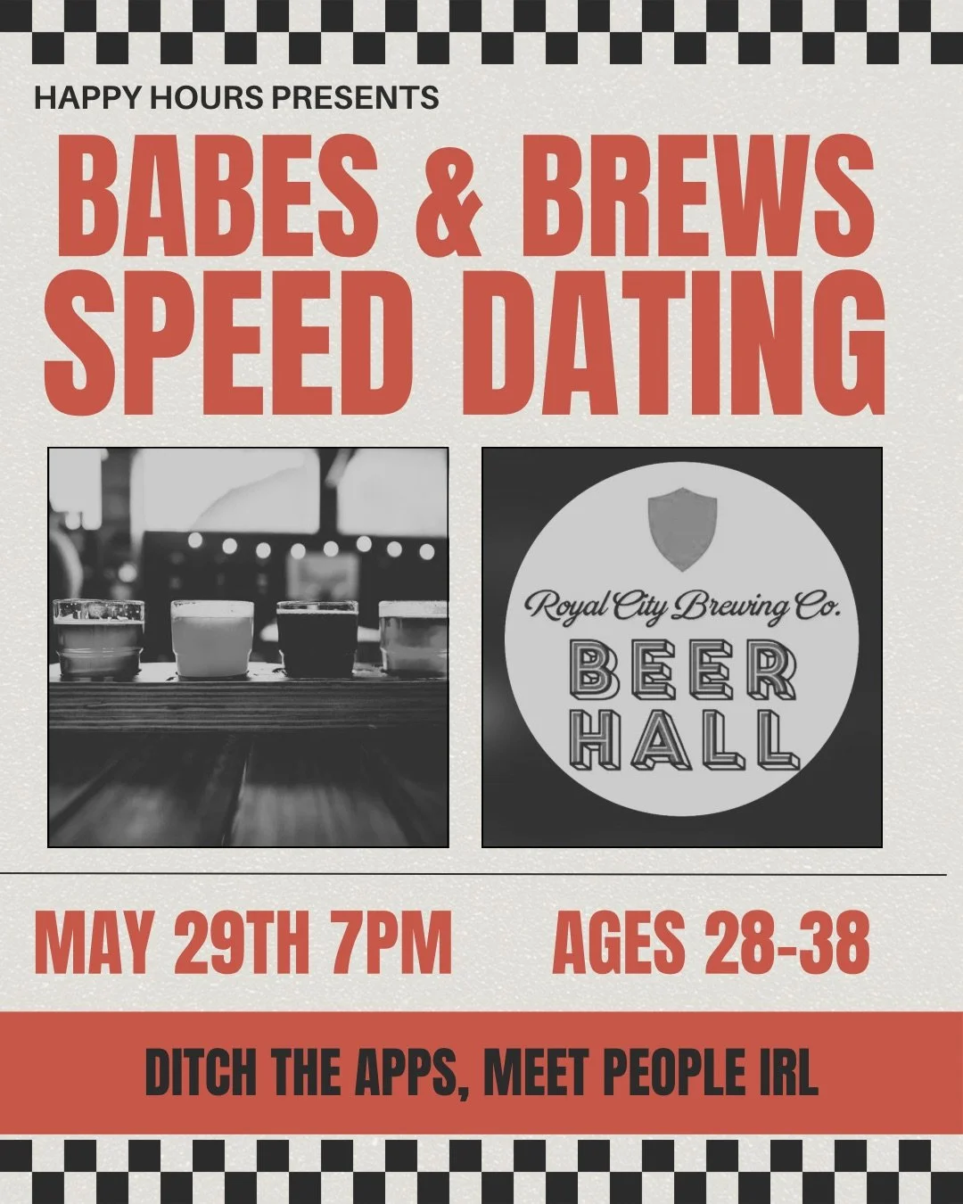 Babes &amp; Brews  Speed Dating Ages 28-38 @ Royal City Brewing (Guelph) 