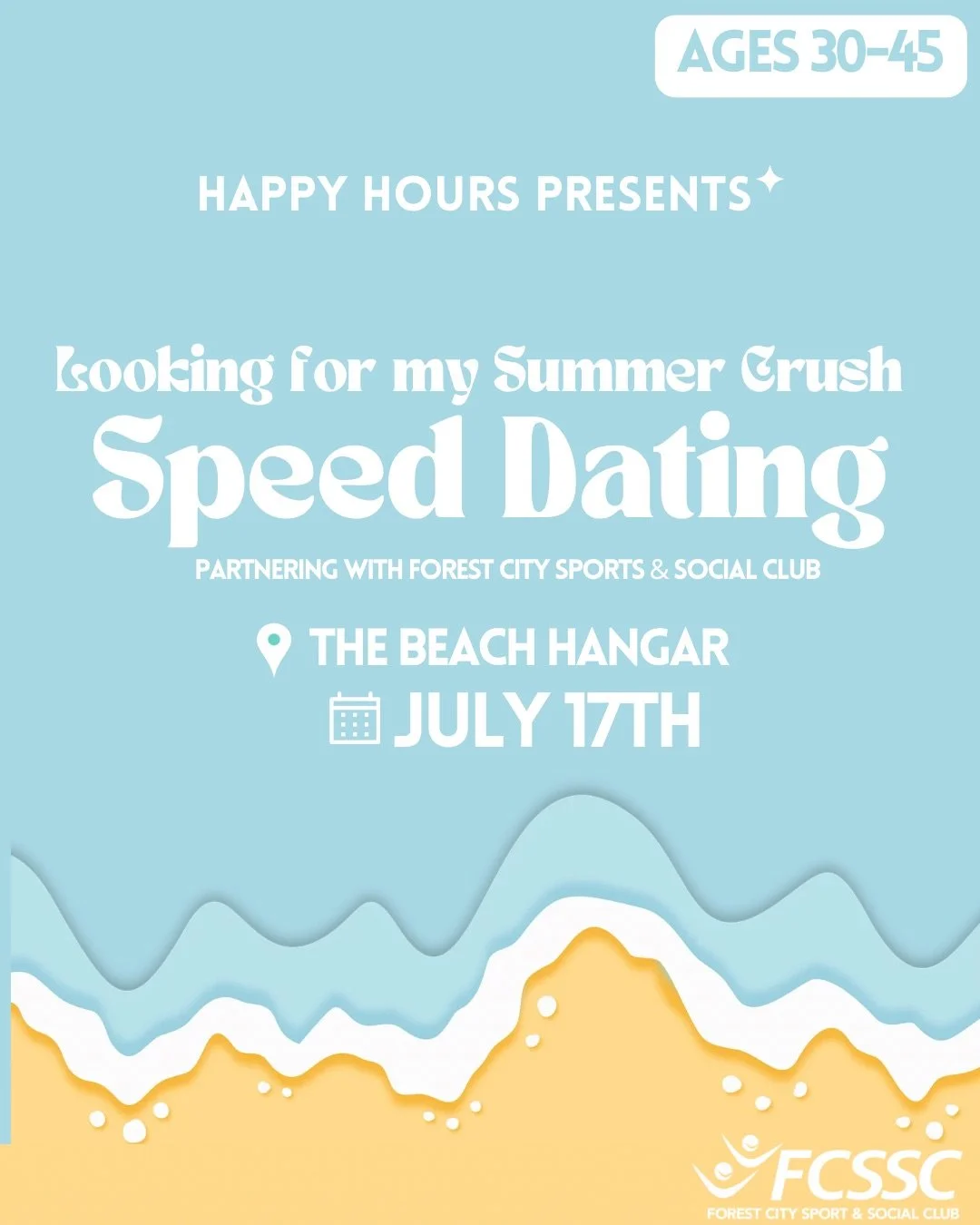 Looking for my Summer crush Speed Dating 30-45 (FCSSC collab) London