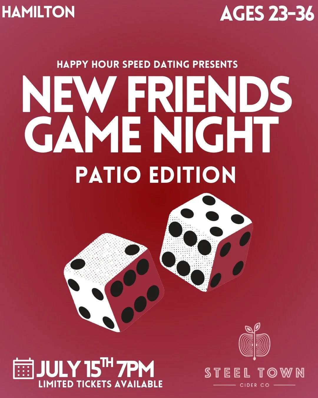 New Friend Game night@ Steel Town Cider co. 23-36 (Hamilton)