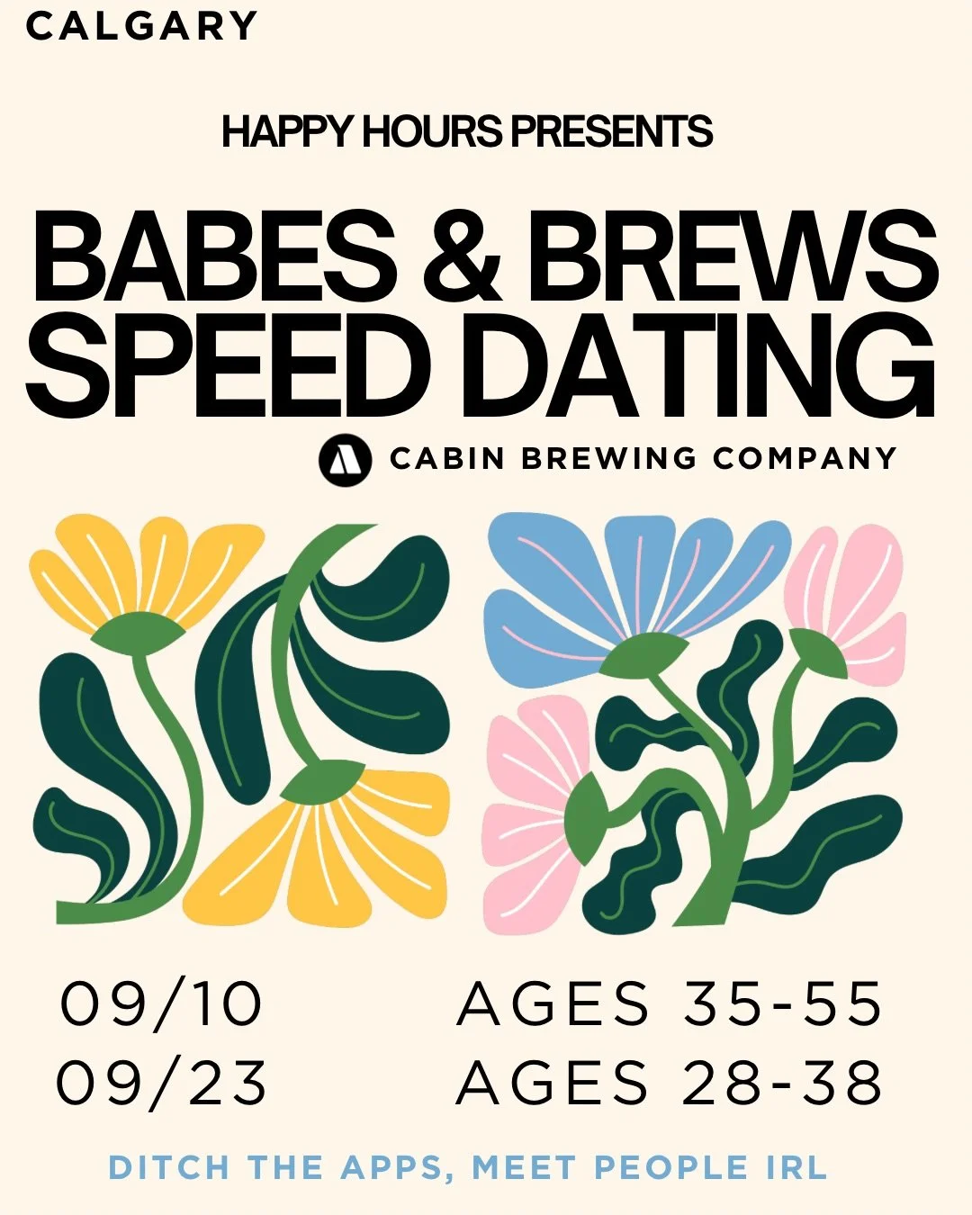 Babes &amp; brews Speed dating 28-38@Cabin Brewing Co (calgary) 