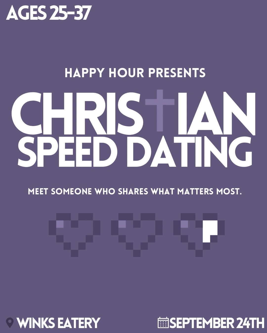 Christian Speed Dating 25-35@Winks Eatery (London)