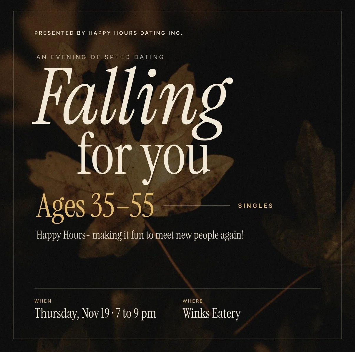 Falling for You 35-55 (London)