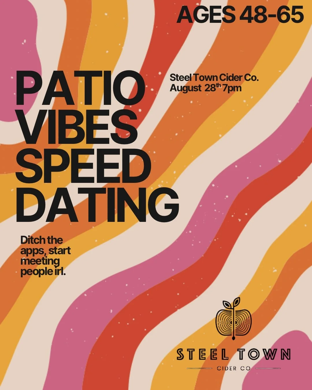 Patio Vibes Speed Dating -Steel Town (August)