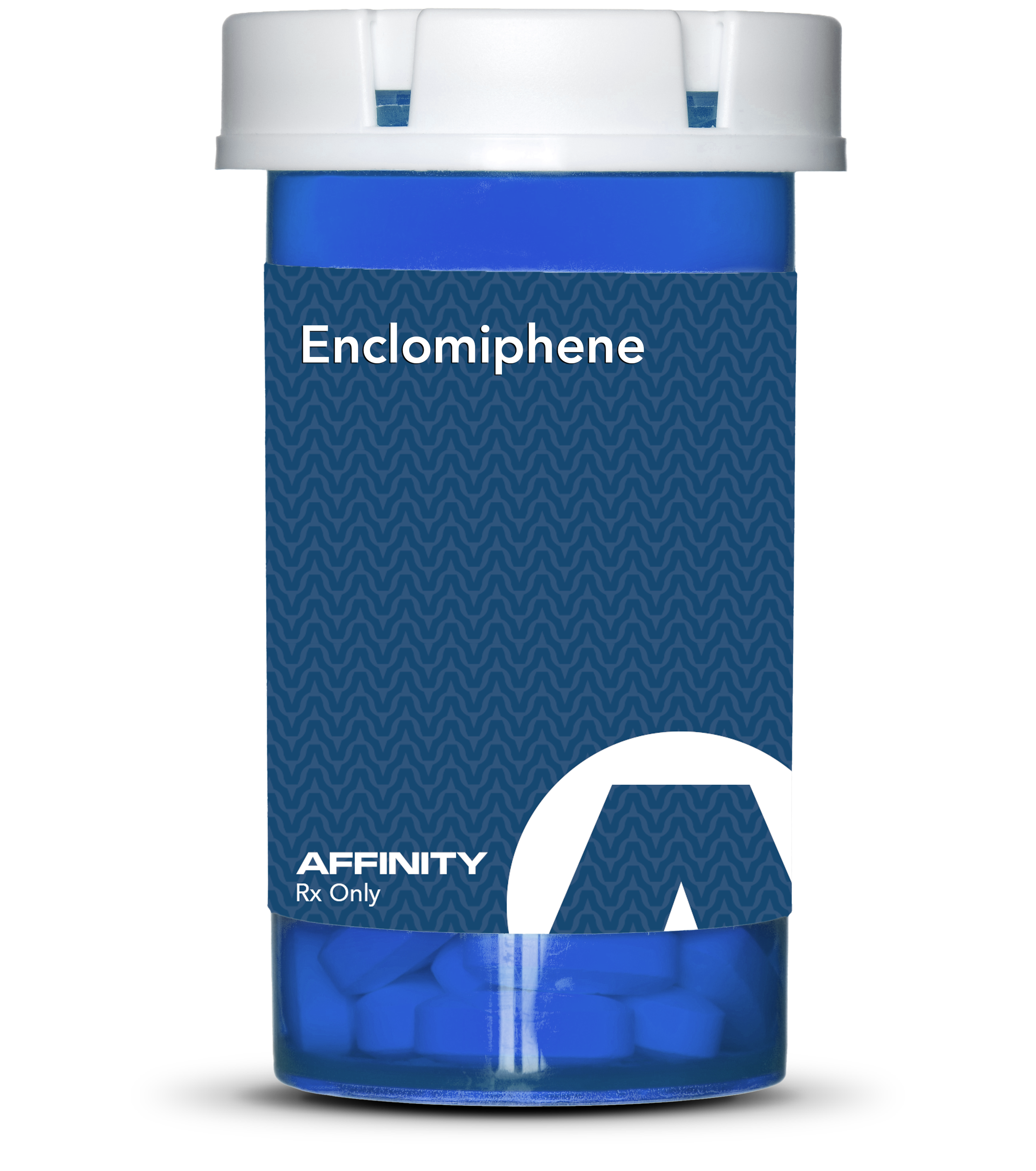 Enclomiphene pill bottle from Affinity Whole Health