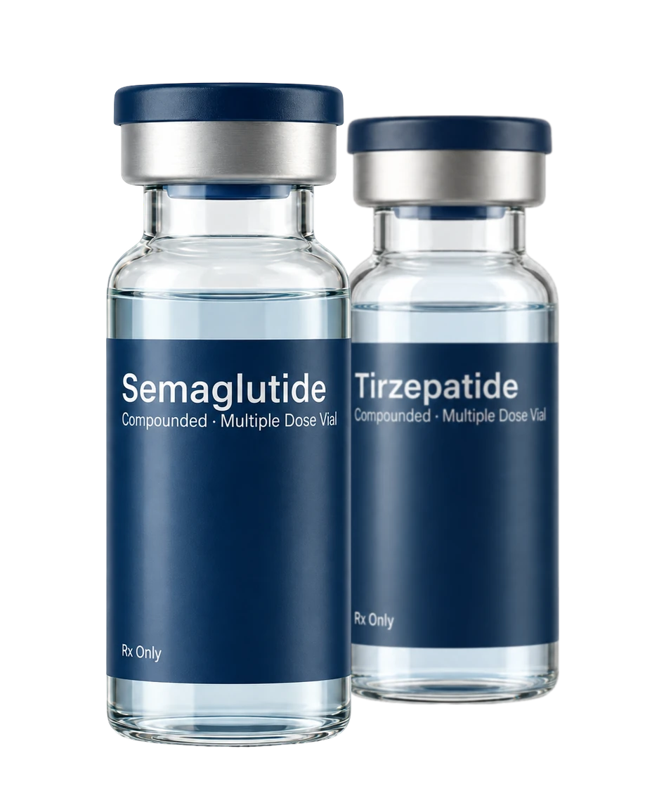 Semaglutide and Tirzepatide Vials