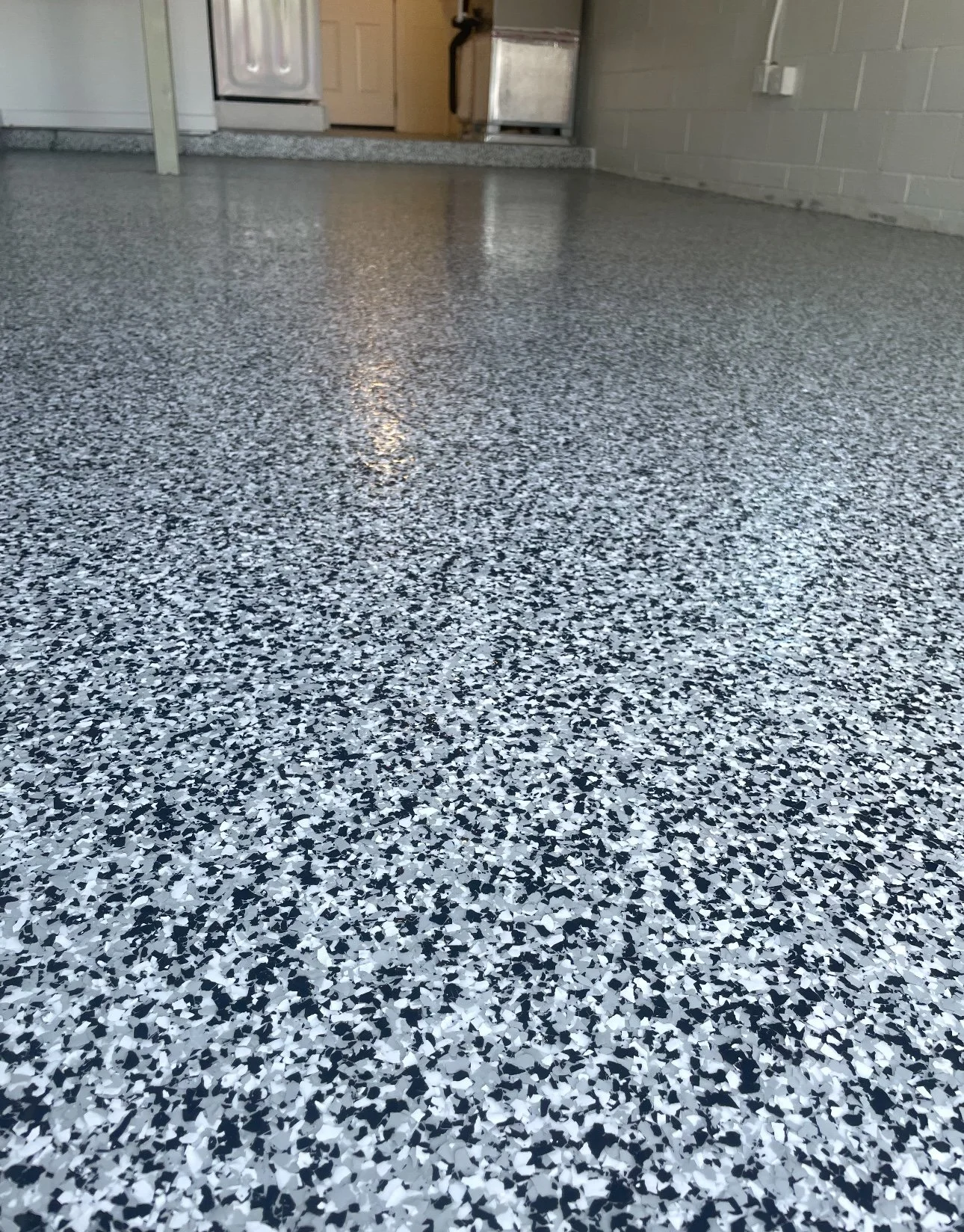 Frog Splash Coatings finsihed garage
