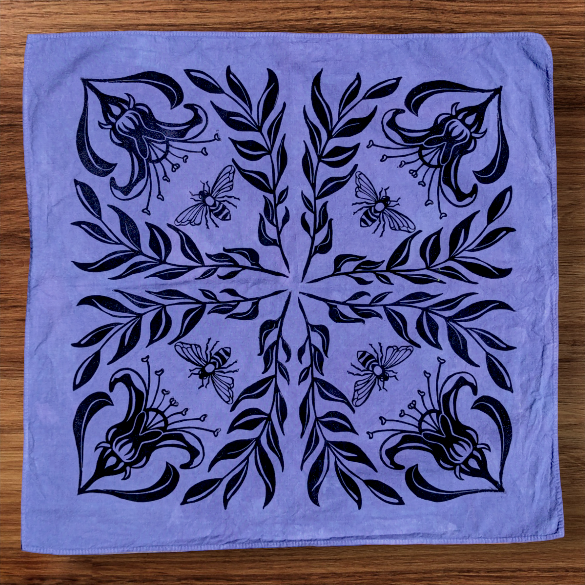 Bee & Flower Bandana