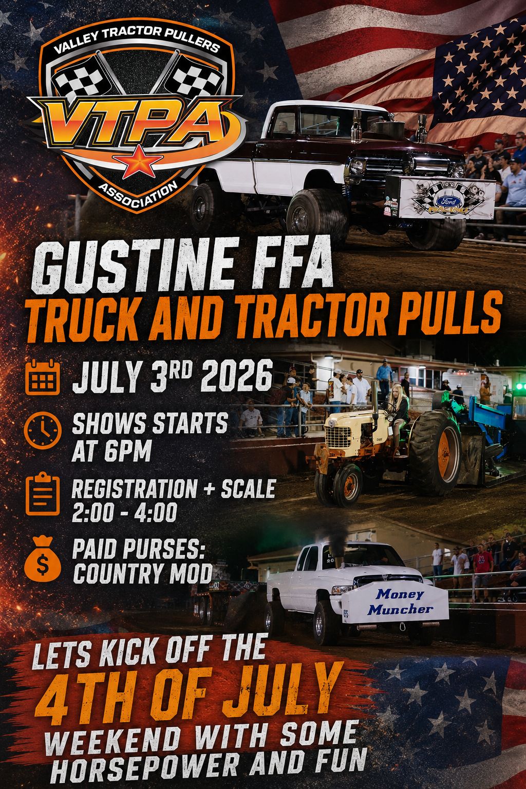 GUSTINE FFA - TRUCK &amp; TRACTOR PULL 
