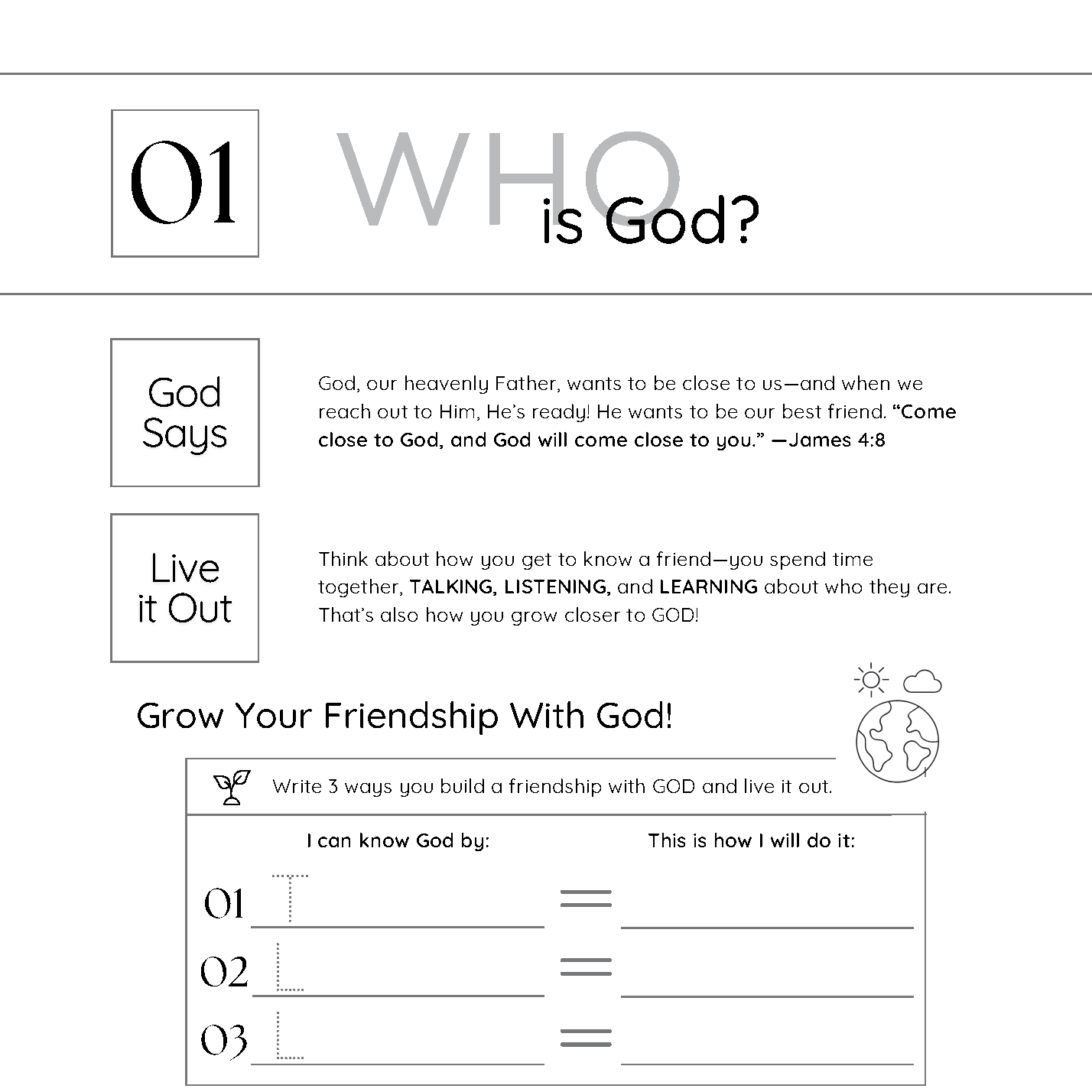 Faith Foundations Kids Lesson 1