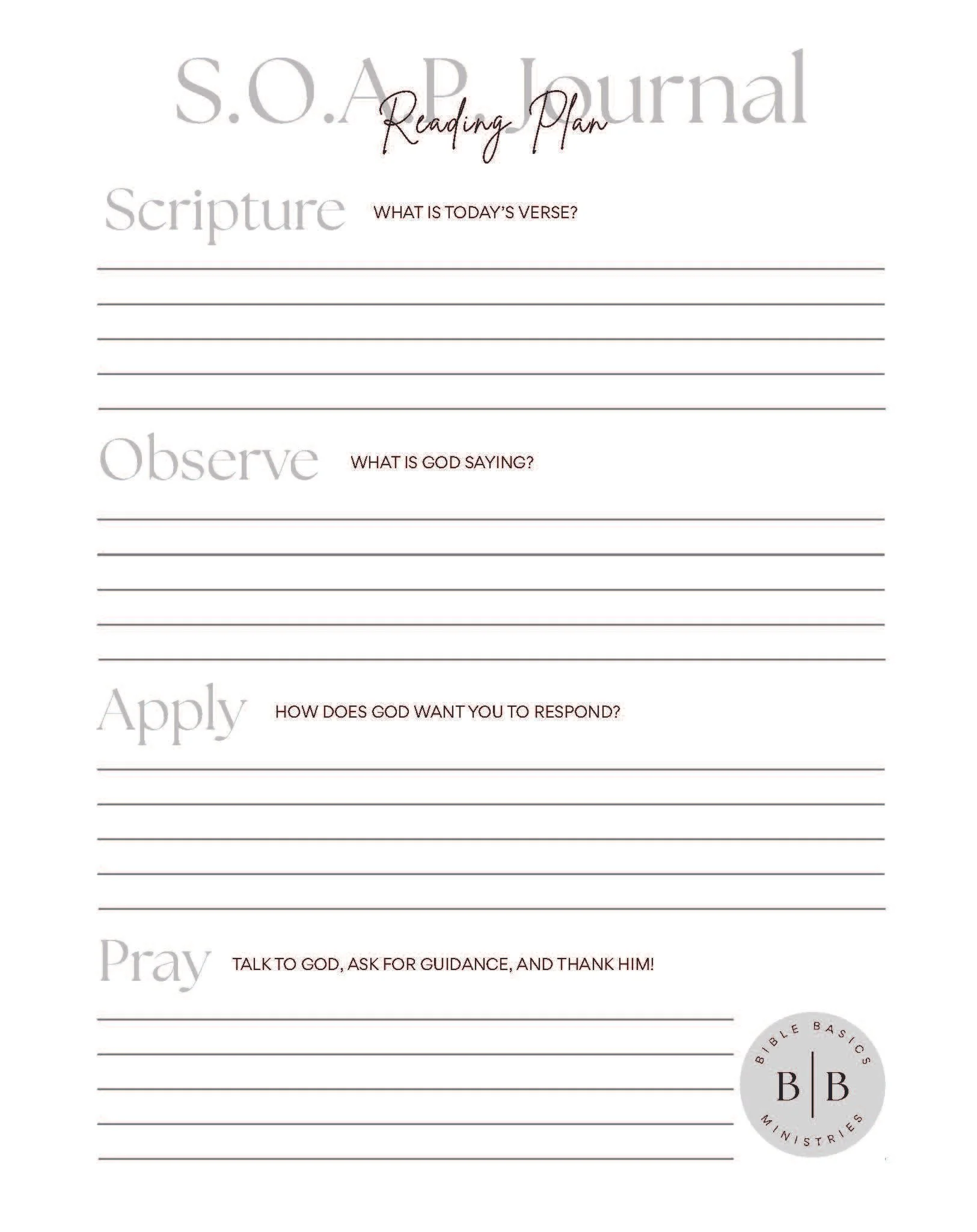 SOAP Journal