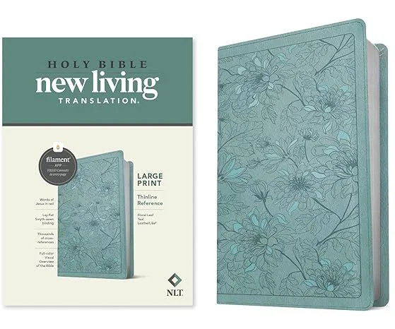 NLT Thinline Floral Teal Leatherlike