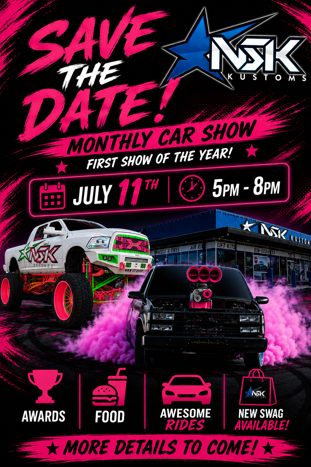 NSK Monthly Car and Truck Show