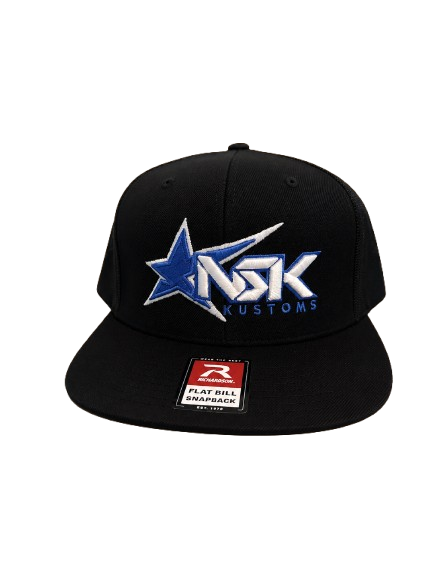 NSK Mesh Snapback Big Logo Blue/White