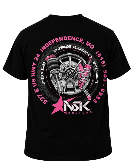 Pink Design - NSK Black Shirt