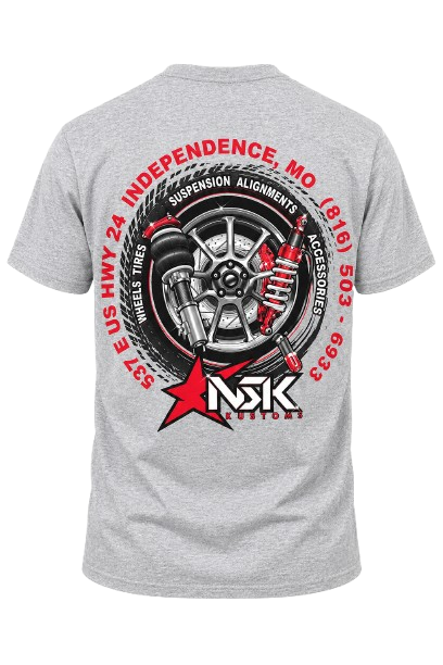 Red Design - Sports Grey Shirt