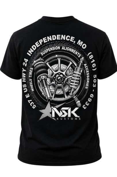 Grey Design - NSK Black Shirt