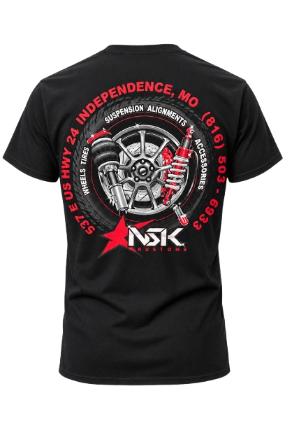 Red Design - NSK Black Shirt
