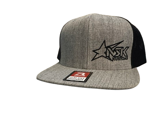 NSK Mesh Snapback Logo Left Side Grey/Black