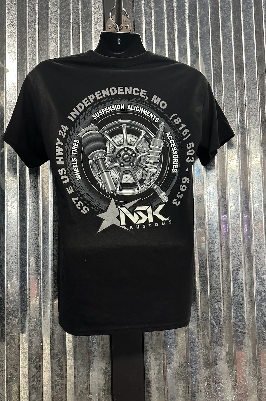 Grey Design - NSK Black Shirt