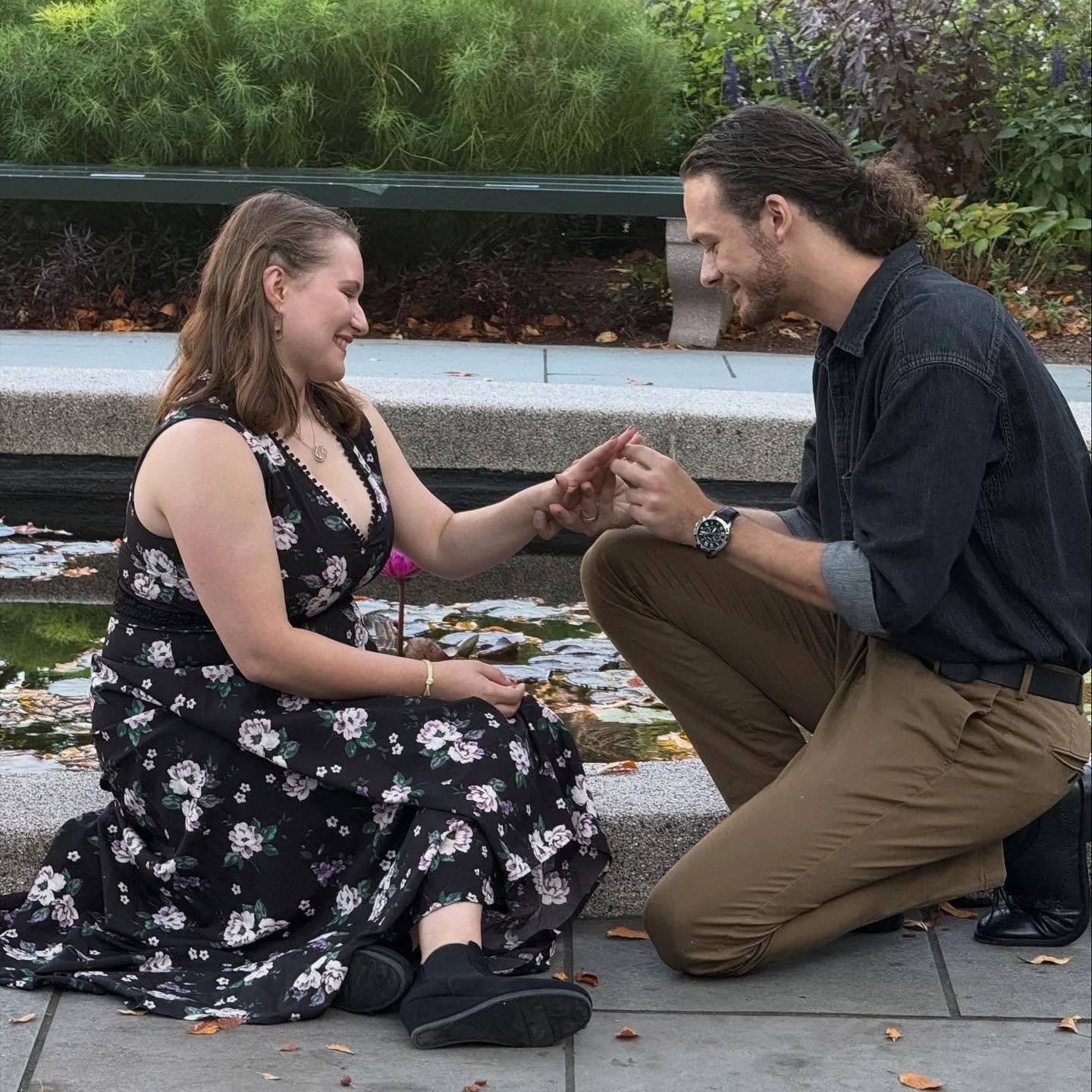 She said yes! 💍 

Yesterday was like something out of a storybook. No question has felt more right to ask, and there is no better person I could imagine spending the rest of my days with than you, @dana.bixler. I would rather share this one lifetime