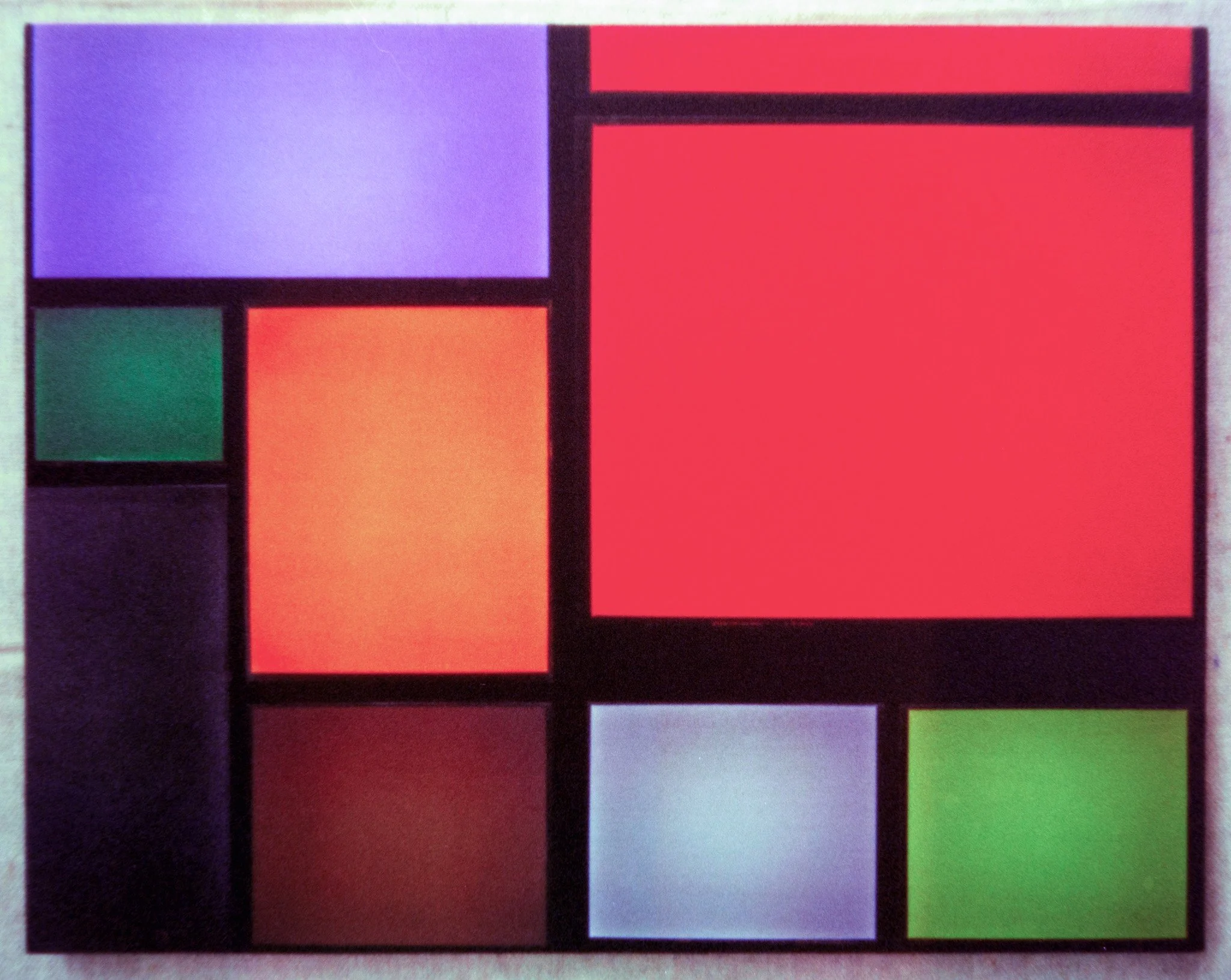 Managed Tension (Metal Print of Pinhole Photography)