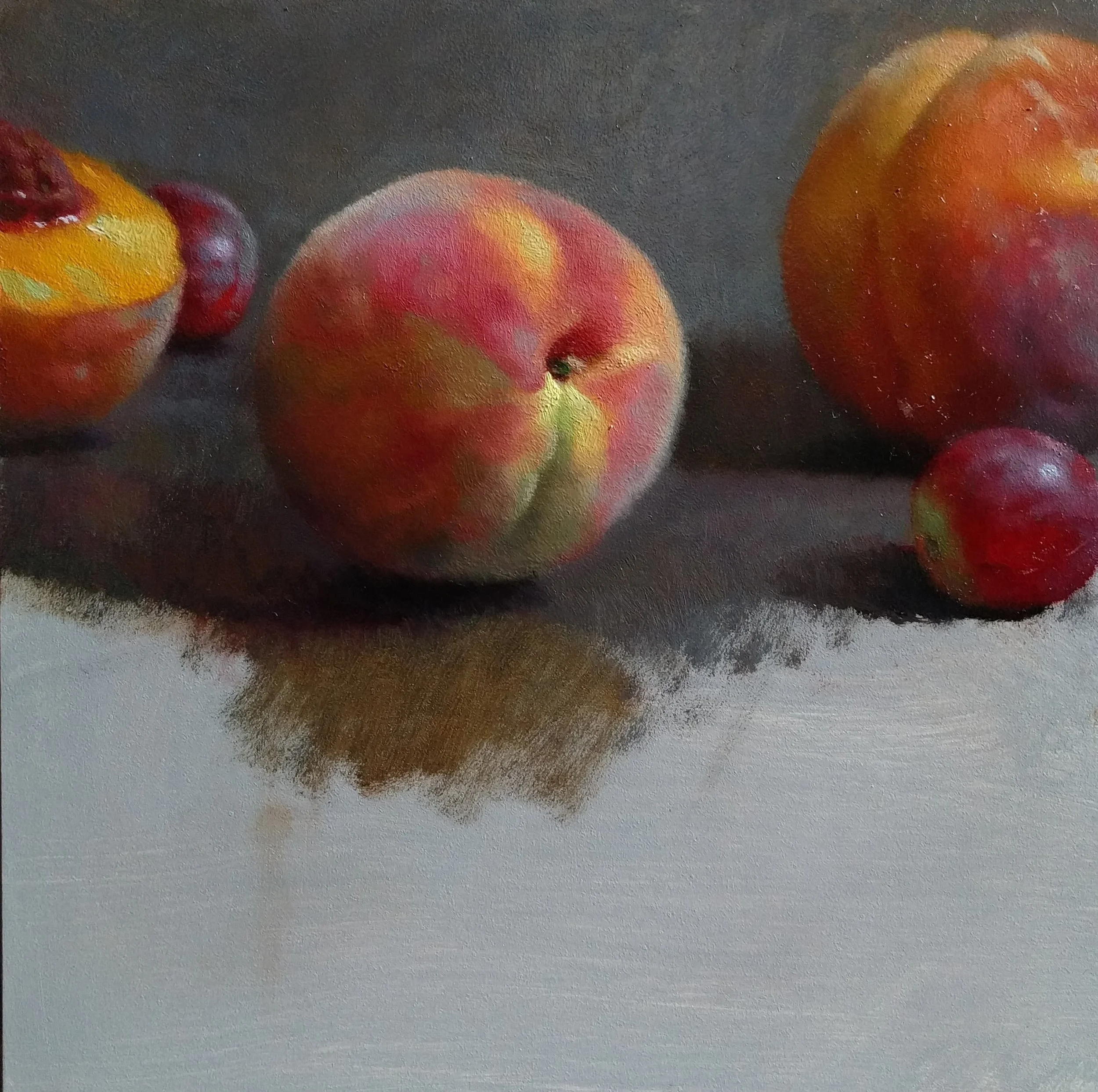 Peaches
6 x 6 Inches
Oil on Panel