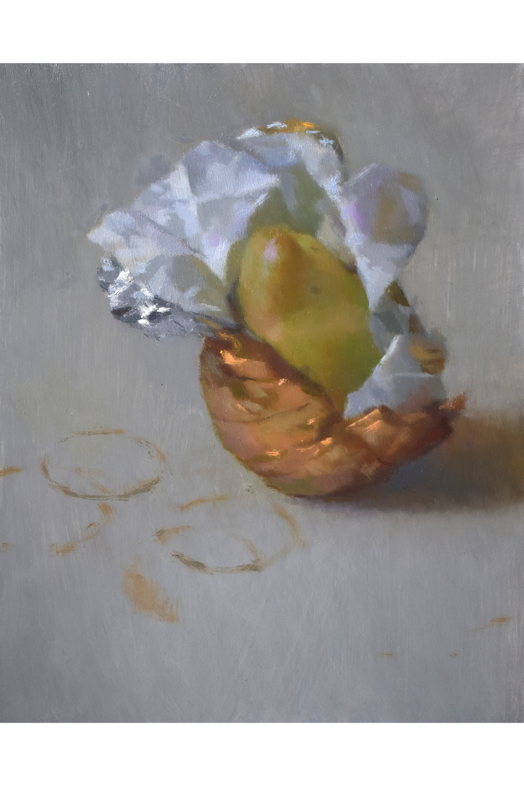 Pear in Foil