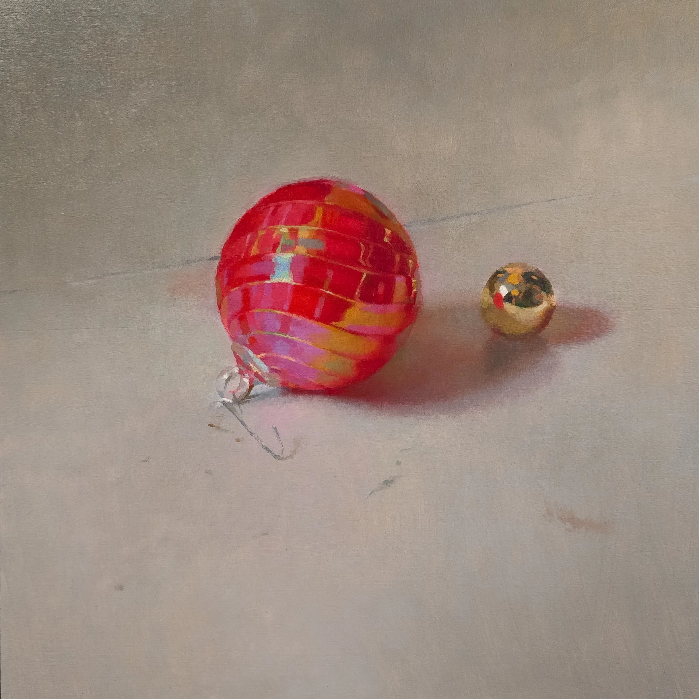 Xmas Ornament 2025
12 x 12 Inches
Oil on Panel