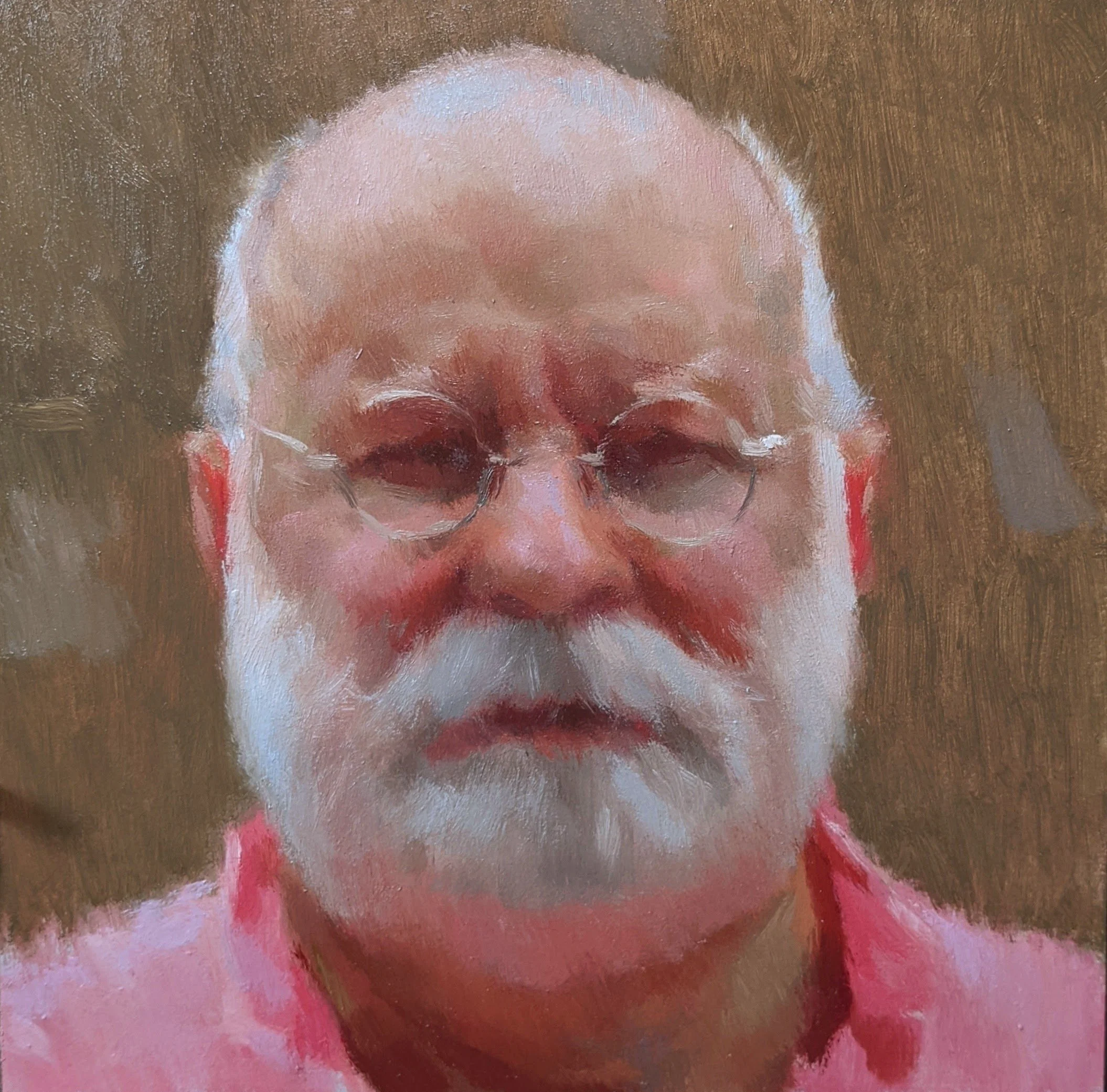 Portrait of Harry
6 x 6 Inches
Oil on Panel