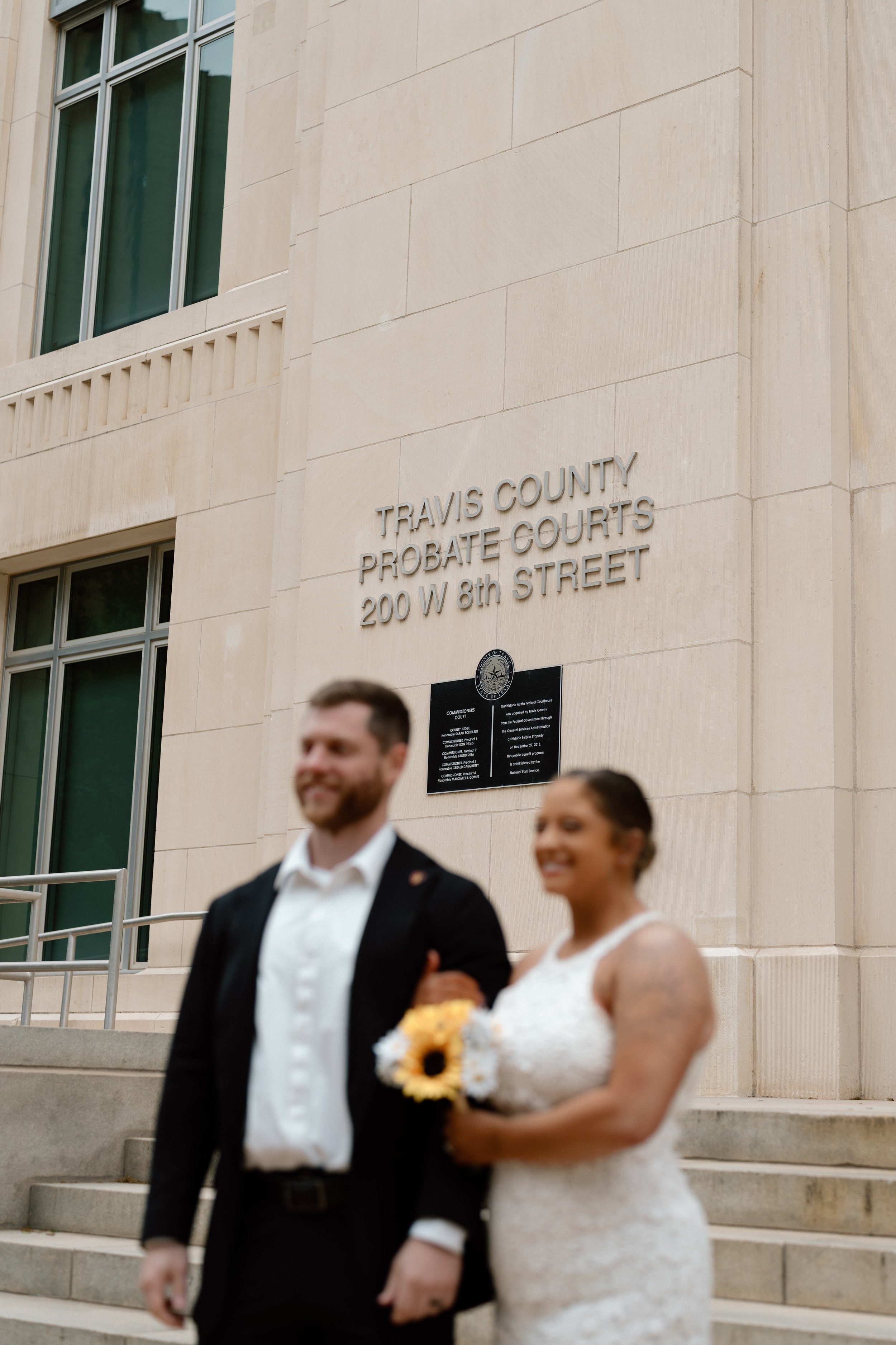 Austin wedding photographers capture an Austin elopement