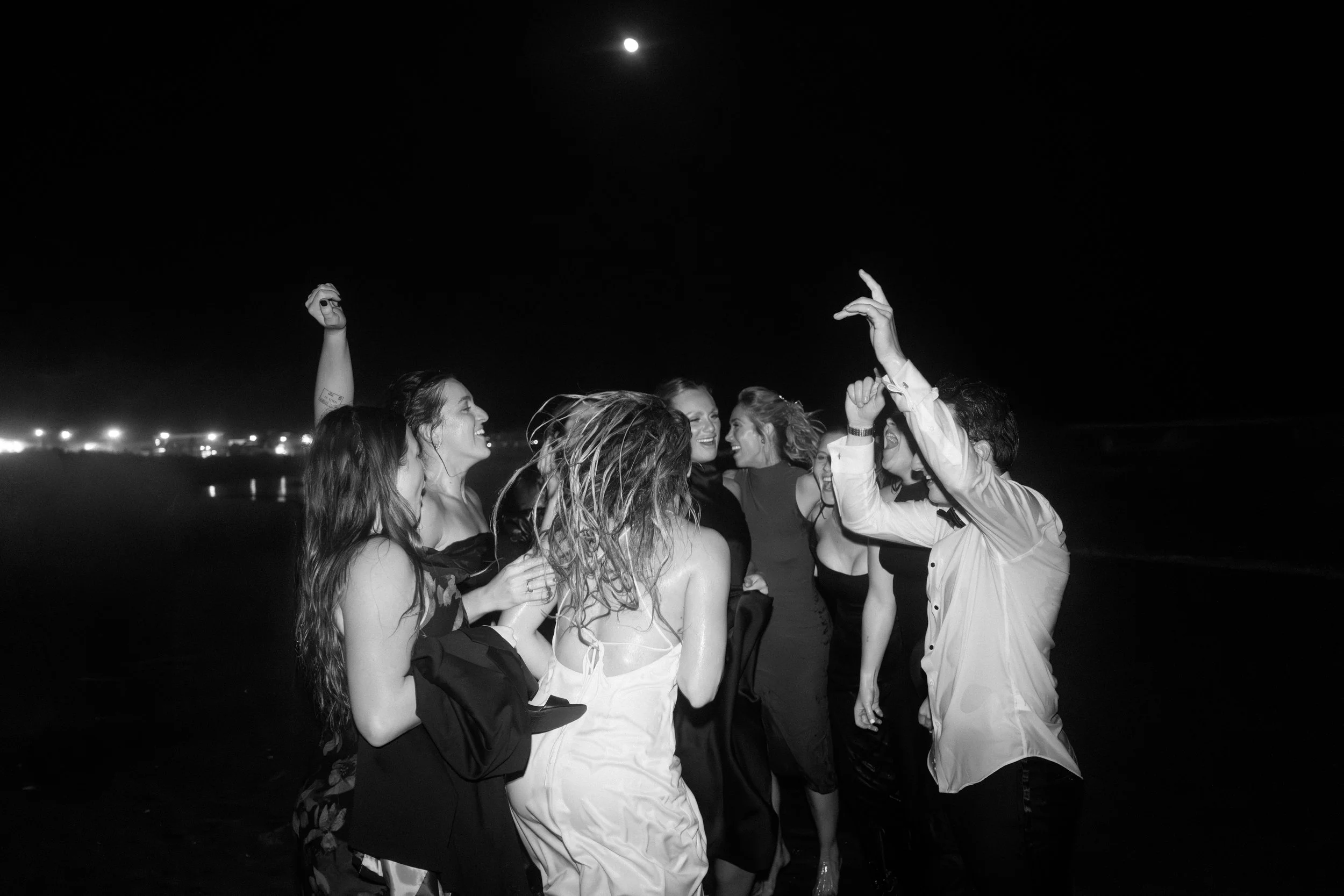 Group gets in the Atlantic ocean in Ocean City, NJ