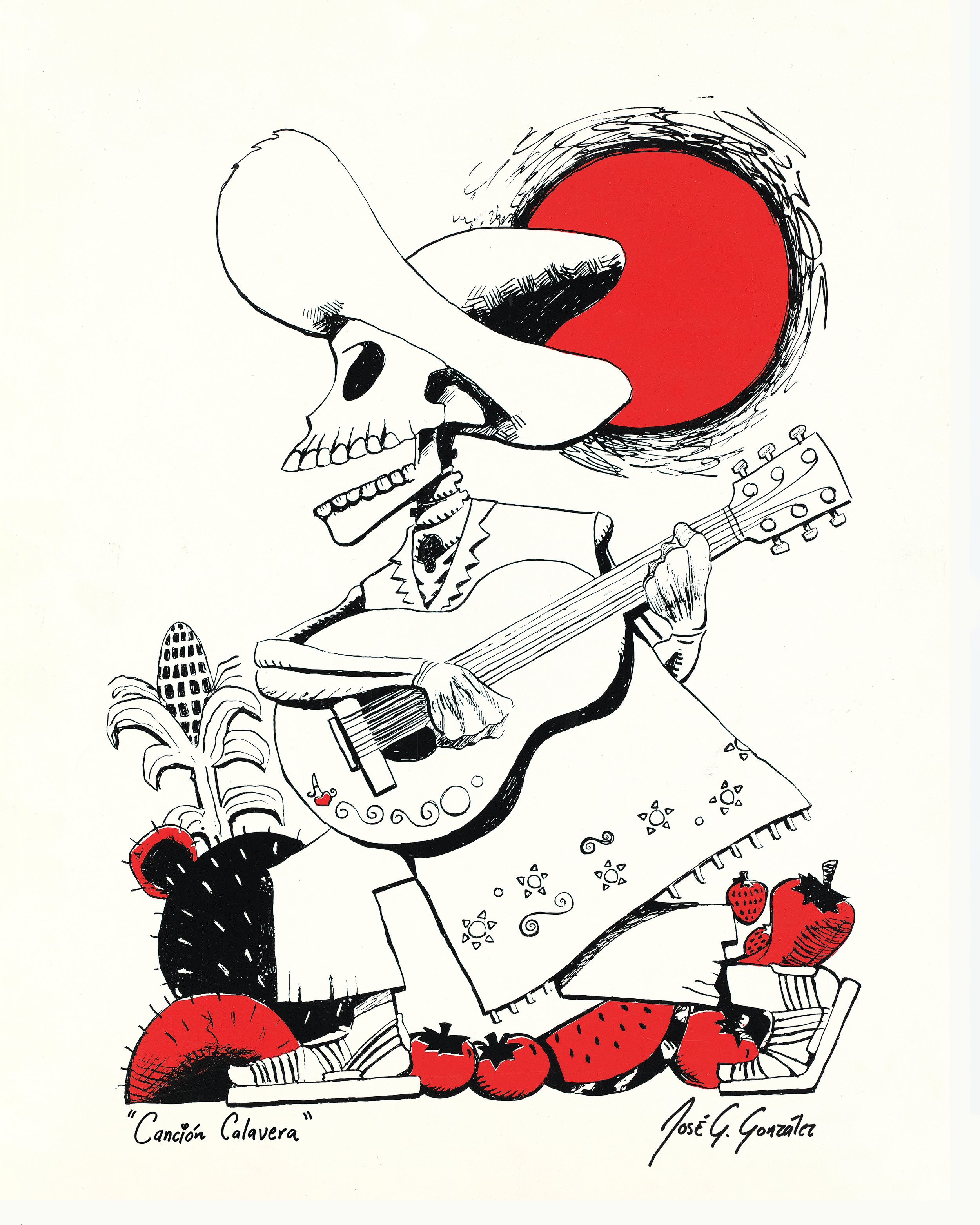Cancion Calavera - Archival print