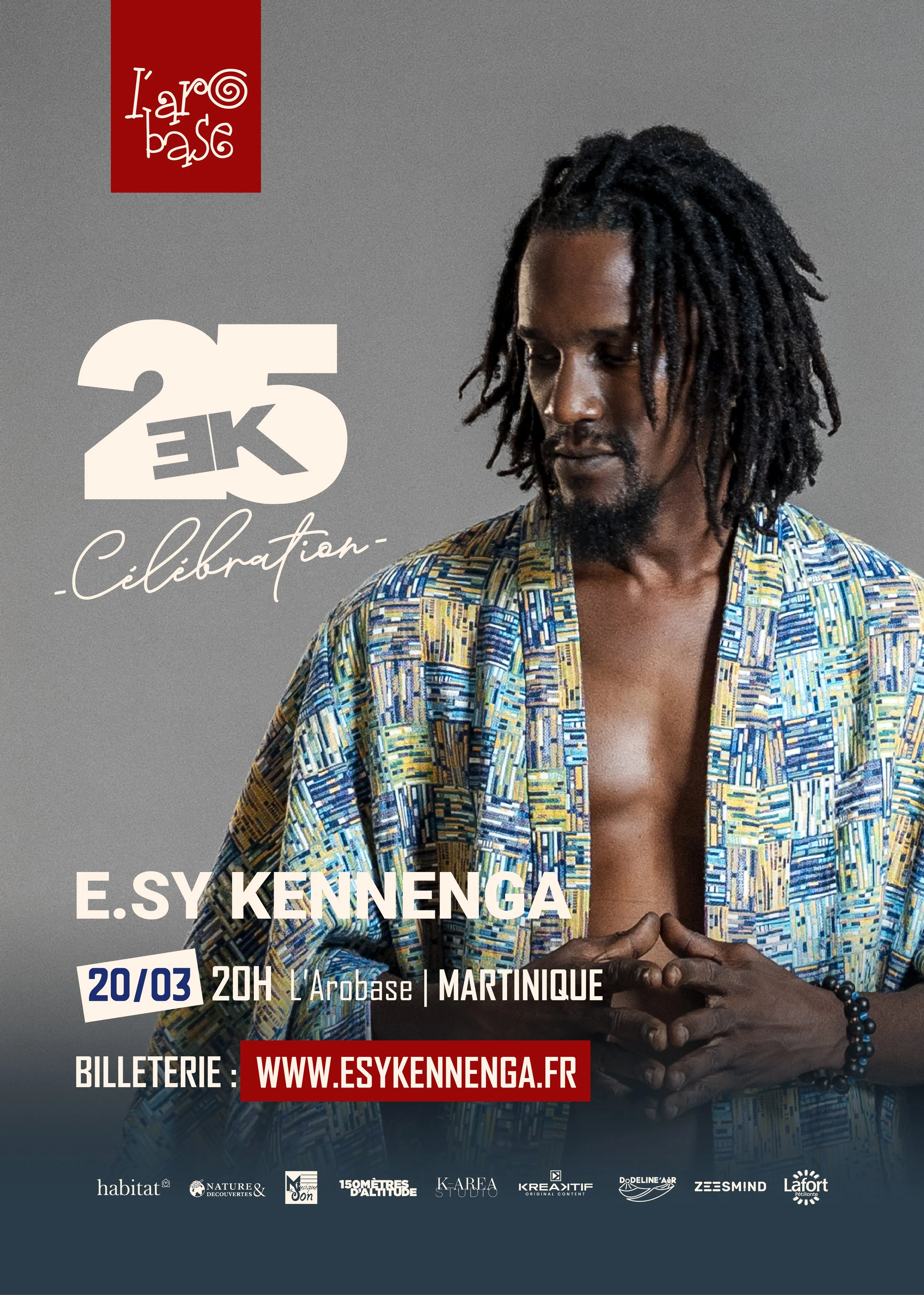 EK  25 Célébration — Concert Live à l'Arobase, Fort-de-France