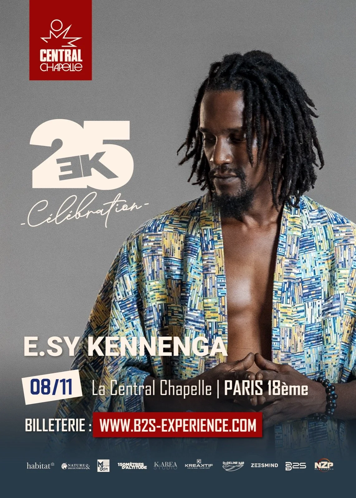 EK 25 Célébration — Guitare voix @ La Central Chapelle, Paris