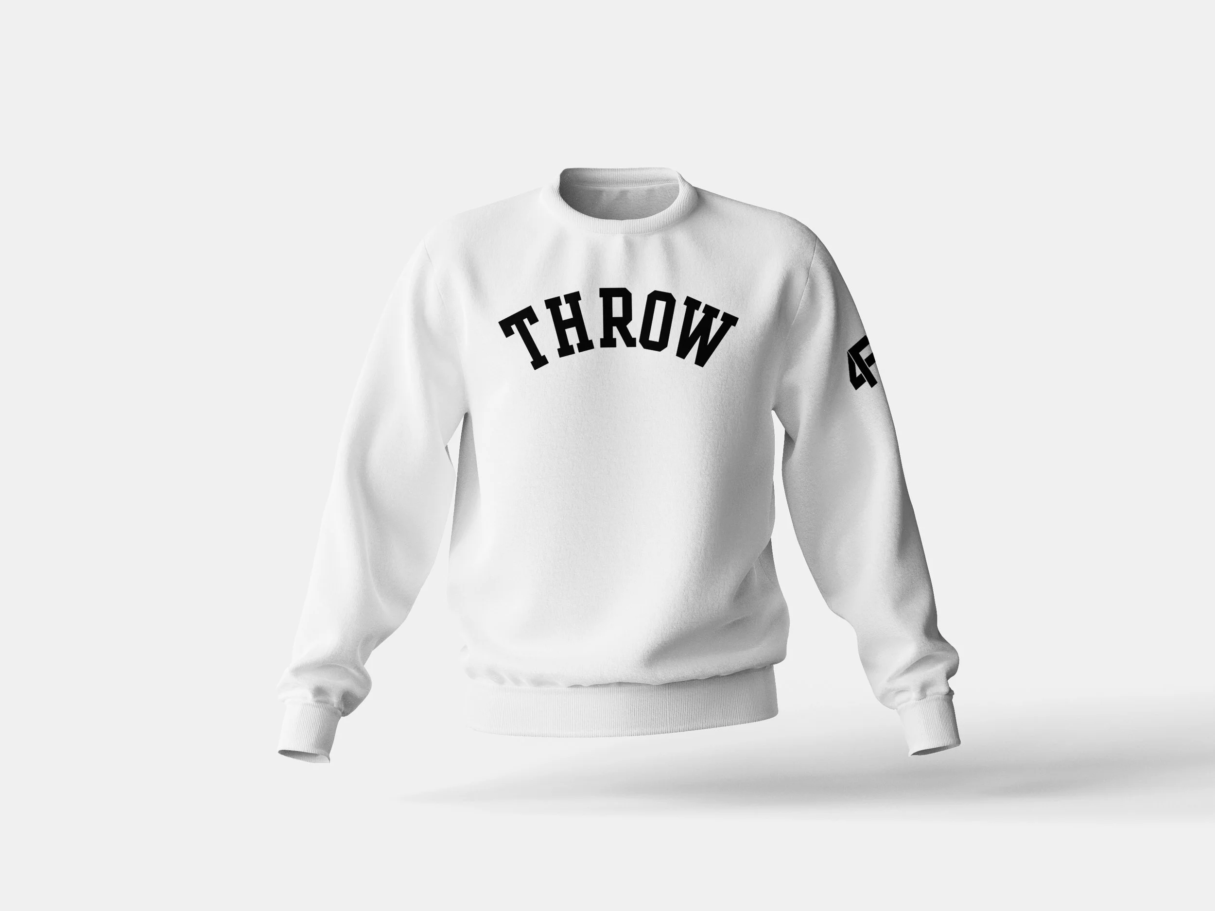 4FIVE THROW Crew -Monochrome