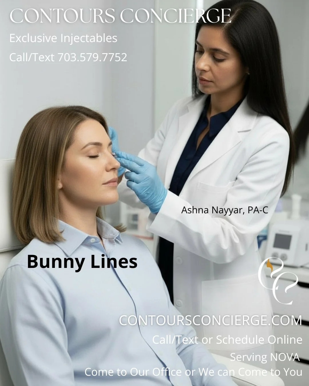 Continuing with what tox can do for you....

Bunny lines. Bunny lines are the small wrinkles on the sides of the nose that appear when scrunching. Dysport (tox) relaxes the nasalis muscle to smooth them.

If this is a concern for you, schedule a cons