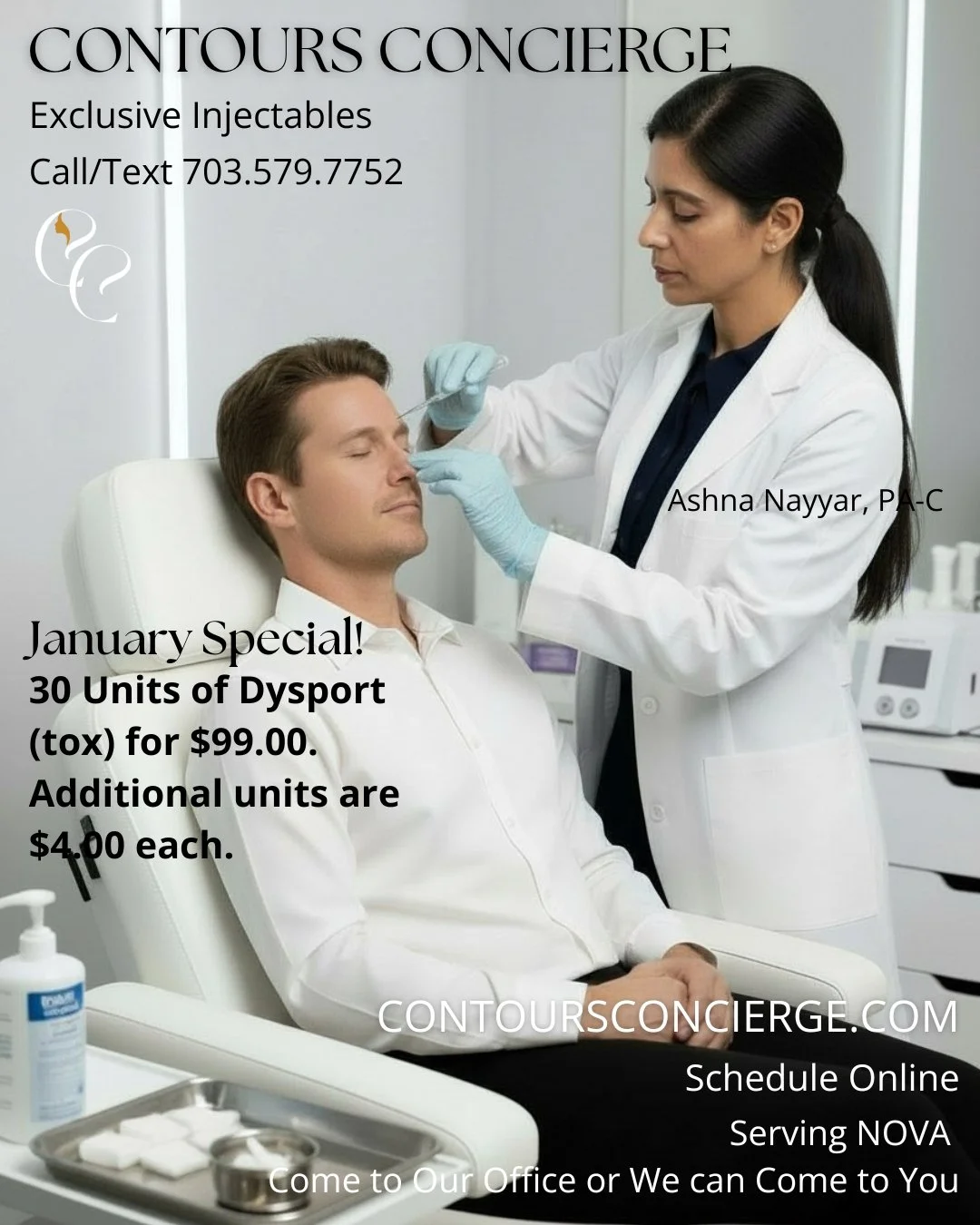We have a wonderful special for you this month to start the New Year off right! 30 units of Dysport (tox) for only $99.00. If you need additional units, it's just $4.00 each. We've been doing a series of posts on what tox can do for you both cosmetic