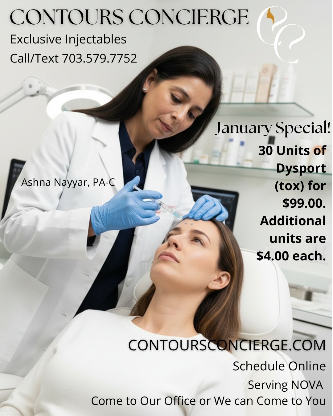 We have a wonderful special for you this month to start the New Year off right! 30 units of Dysport (tox) for only $99.00. If you need additional units, it's just $4.00 each. We've been doing a series of posts on what tox can do for you both cosmetic