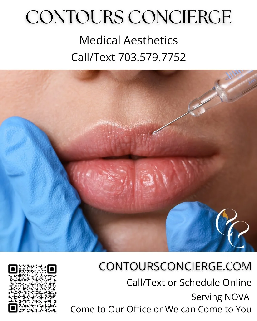 Lips&mdash;your version
Soft hydration. Subtle definition. Or fuller volume. Juv&eacute;derm lets lips be enhanced your way&mdash;never one-size-fits-all 💋
The medical expertise you need for this to be done well is here at Contours Concierge.
Call/t