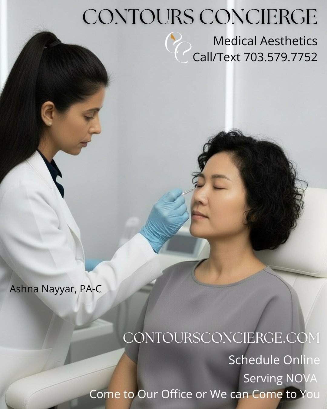 Where Science Meets Art ✨
Tox relaxes overactive muscles. Fillers restore structure and balance.
Together, they create a sophisticated, refreshed appearance that honors your natural beauty&mdash;never altering it.
Because true rejuvenation looks effo
