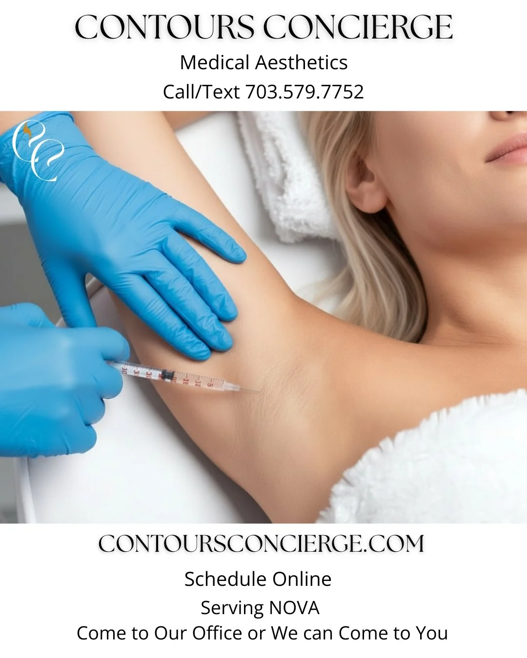 💧 Hyperhidrosis &amp; Dysport (tox) Relief
Excessive sweating isn&rsquo;t just inconvenient&mdash;it can affect confidence, comfort, and daily life. Hyperhidrosis occurs when sweat glands are overactive, even without heat or exercise.
Dysport is an 