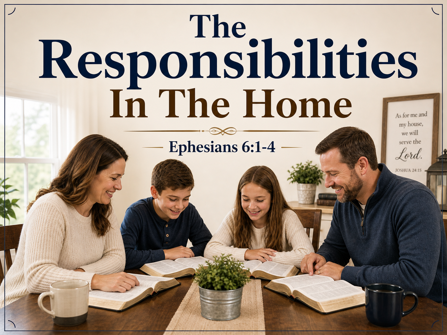 The Responsibilities In The Home 5-10-26 AM